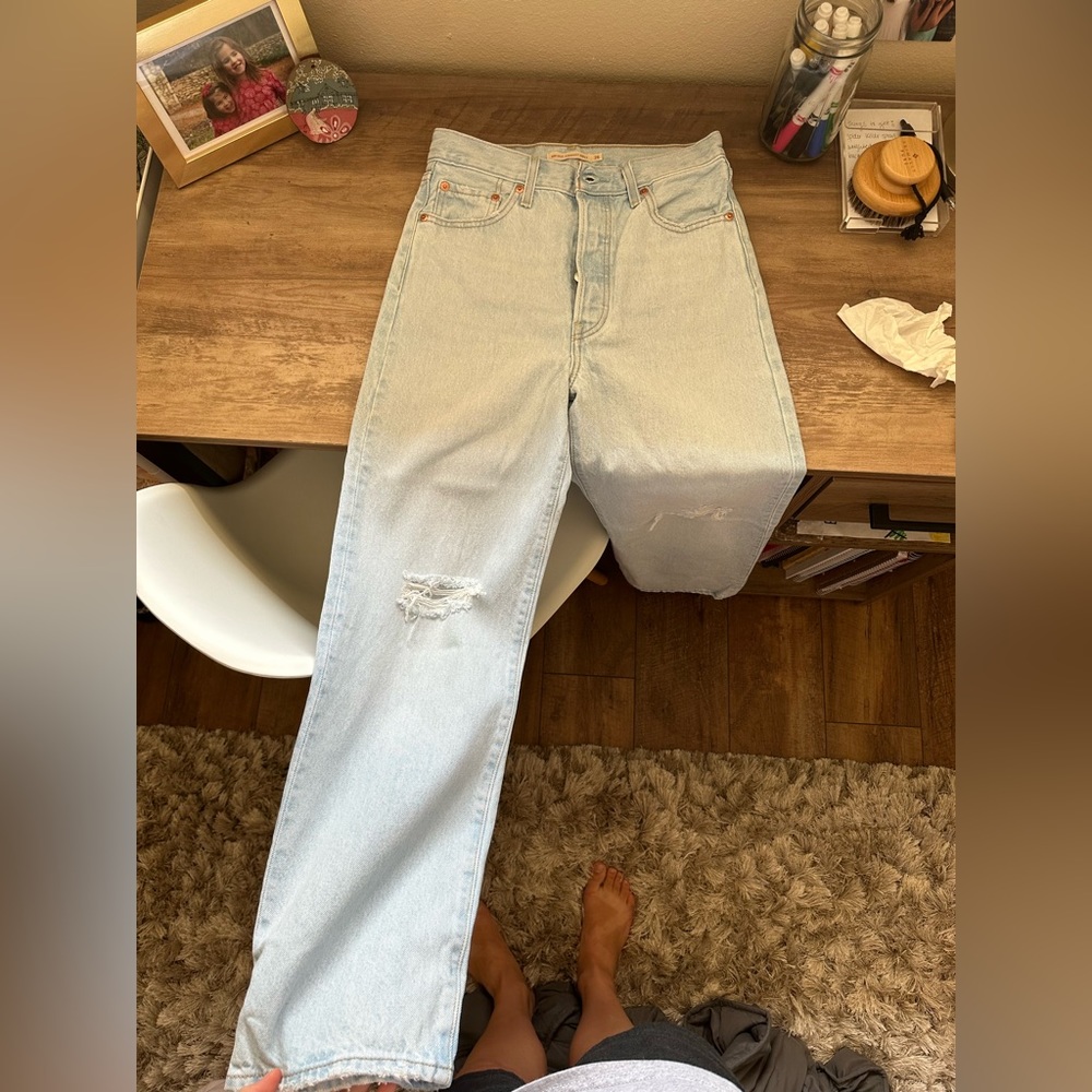 Levi Straight Rib Cage Jeans